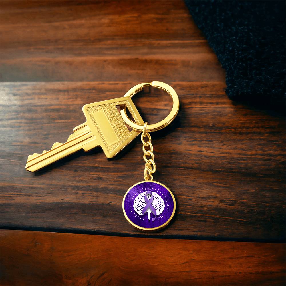 Seizure Awareness Keychain - Jewelry - Epileptic Al’s Shop