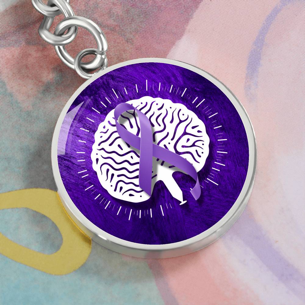 Seizure Awareness Keychain - Jewelry - Epileptic Al’s Shop