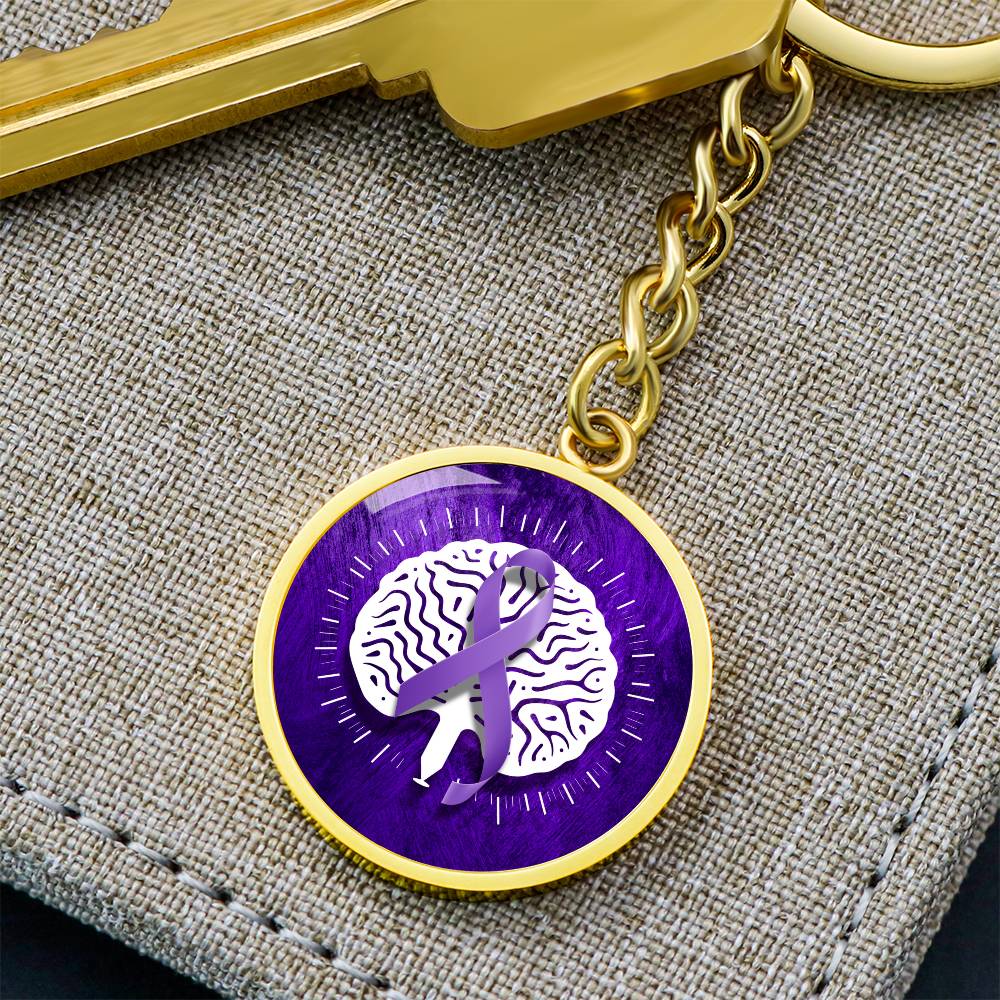 Seizure Awareness Keychain - Jewelry - Epileptic Al’s Shop