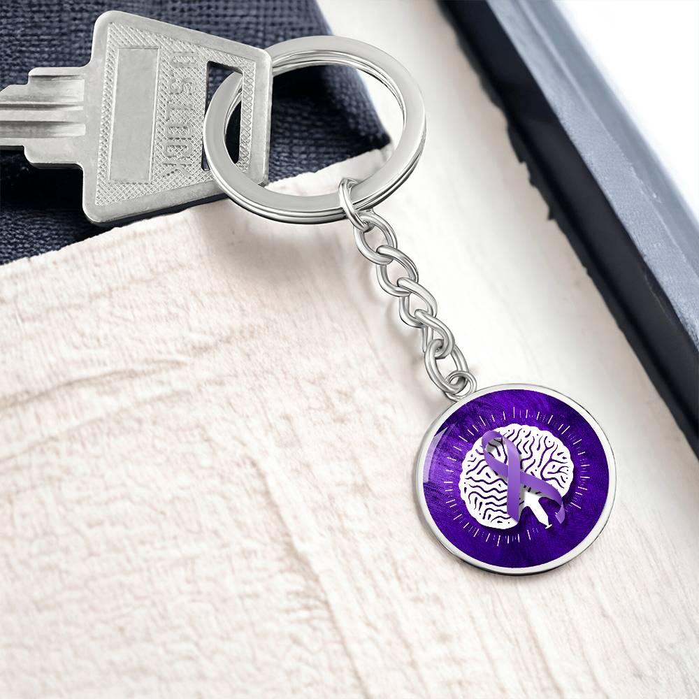 Seizure Awareness Keychain - Jewelry - Epileptic Al’s Shop