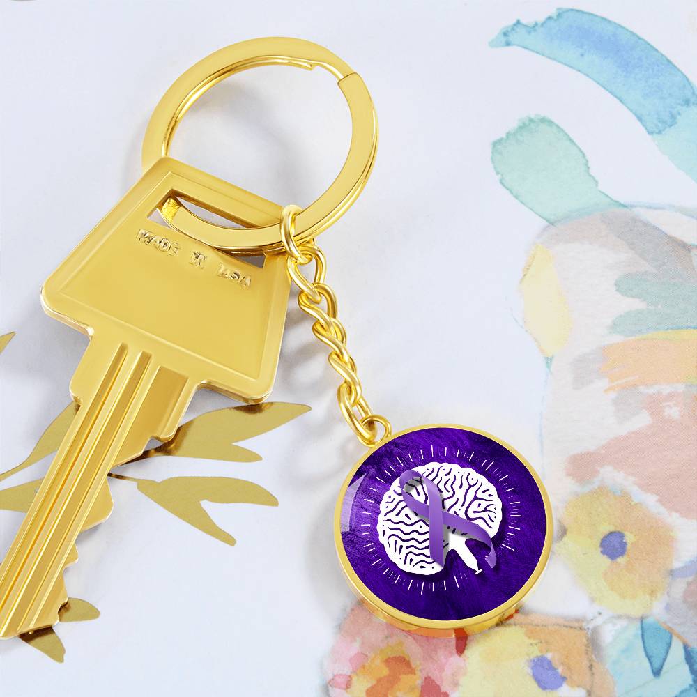 Seizure Awareness Keychain - Jewelry - Epileptic Al’s Shop