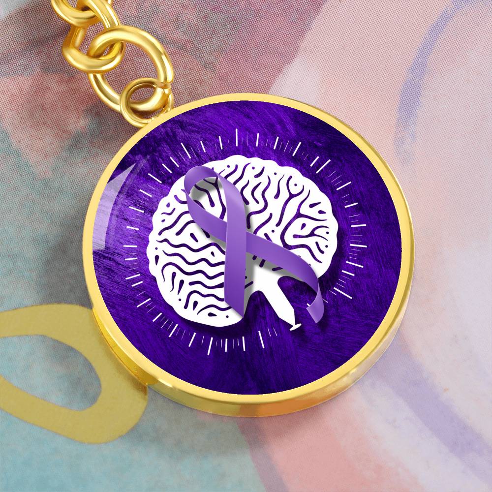 Seizure Awareness Keychain - Jewelry - Epileptic Al’s Shop