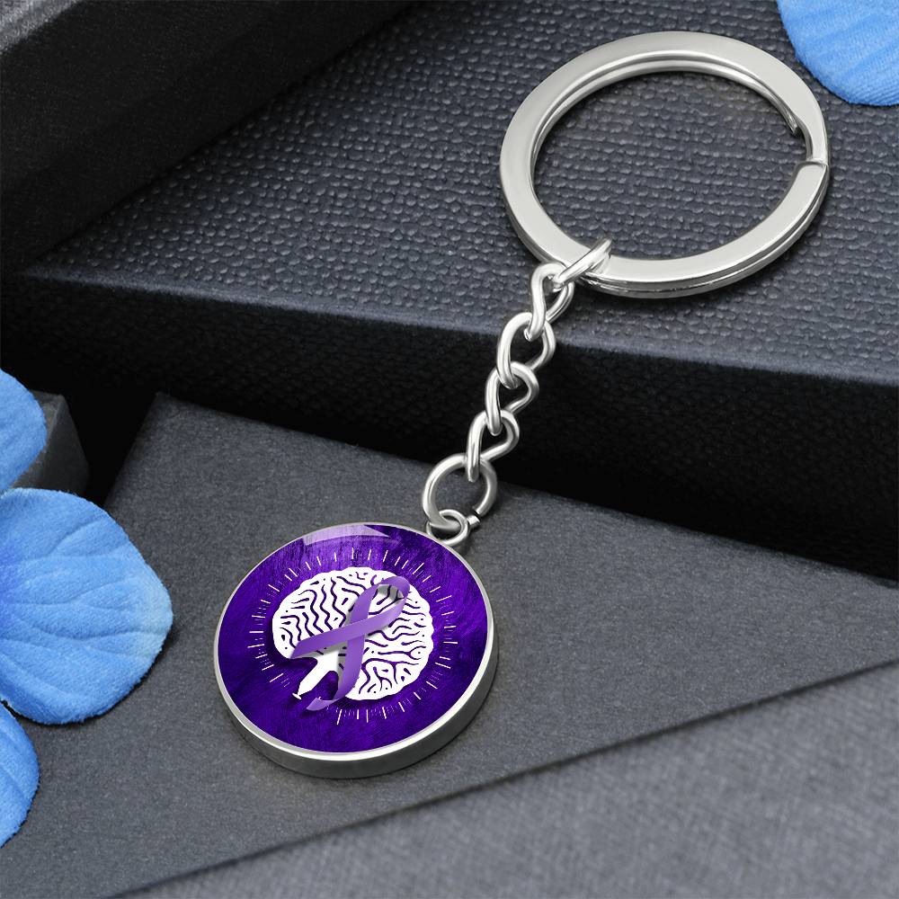 Seizure Awareness Keychain - Jewelry - Epileptic Al’s Shop