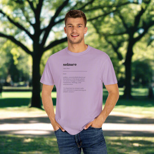 Seizure Definition Unisex Garment - Dyed T - shirt - T - Shirt - Epileptic Al’s Shop