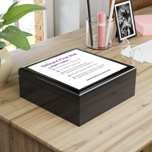 Seizure First Aid Jewelry Box - Home Decor - Epileptic Al’s Shop