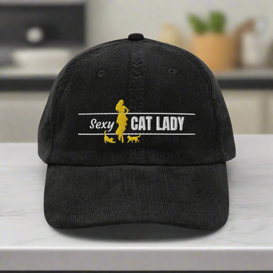 Sexy Cat Lady Corduroy Cat - Hats - EpiAl's Shop