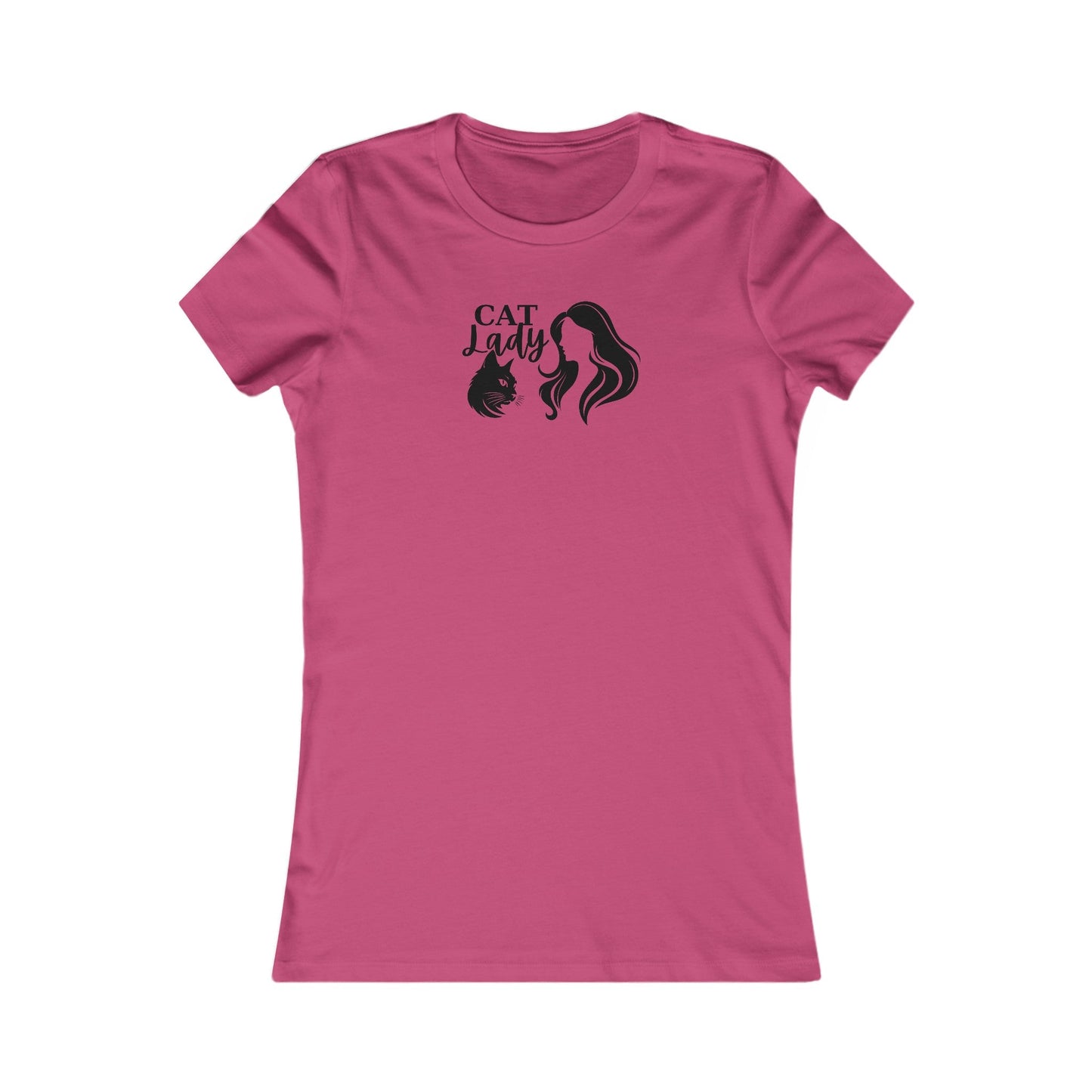 Shadow Cat Lady Women's Favorite Tee - T - Shirt - Epileptic Al’s Shop