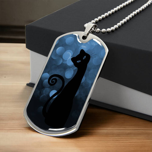 Shadow Kitty Necklace - Jewelry - Epileptic Al’s Shop