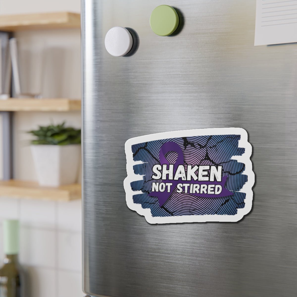 Shaken Epilepsy Awareness Die - Cut Magnets - Home Decor - Epileptic Al’s Shop