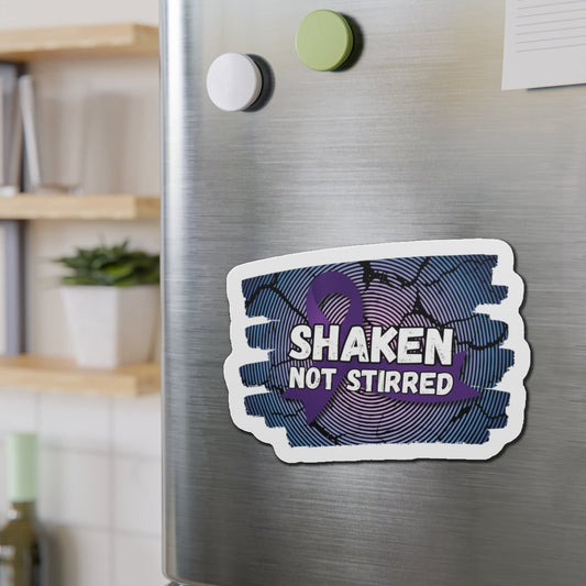 Shaken Epilepsy Awareness Die - Cut Magnets - Home Decor - Epileptic Al’s Shop