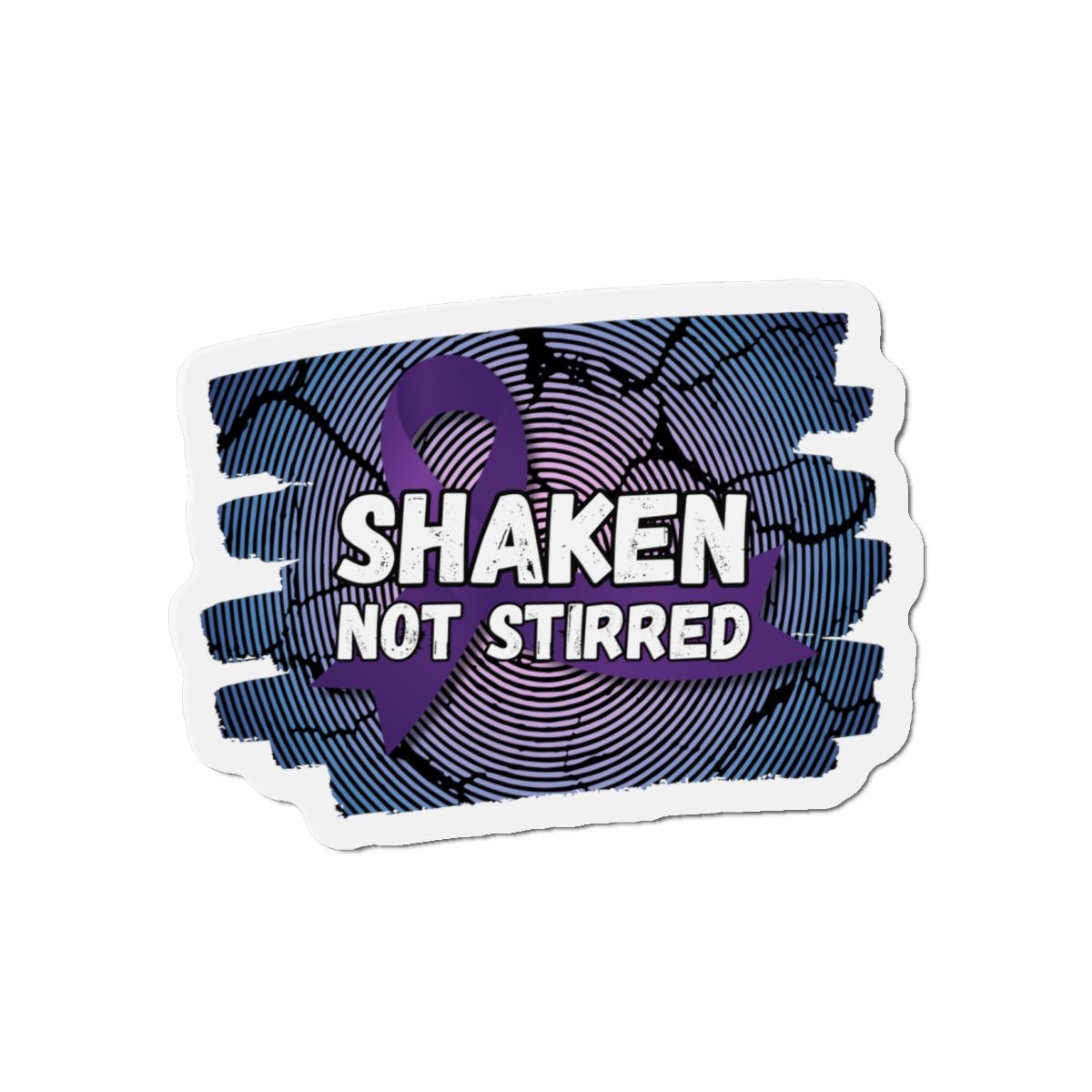 Shaken Epilepsy Awareness Die - Cut Magnets - Home Decor - Epileptic Al’s Shop