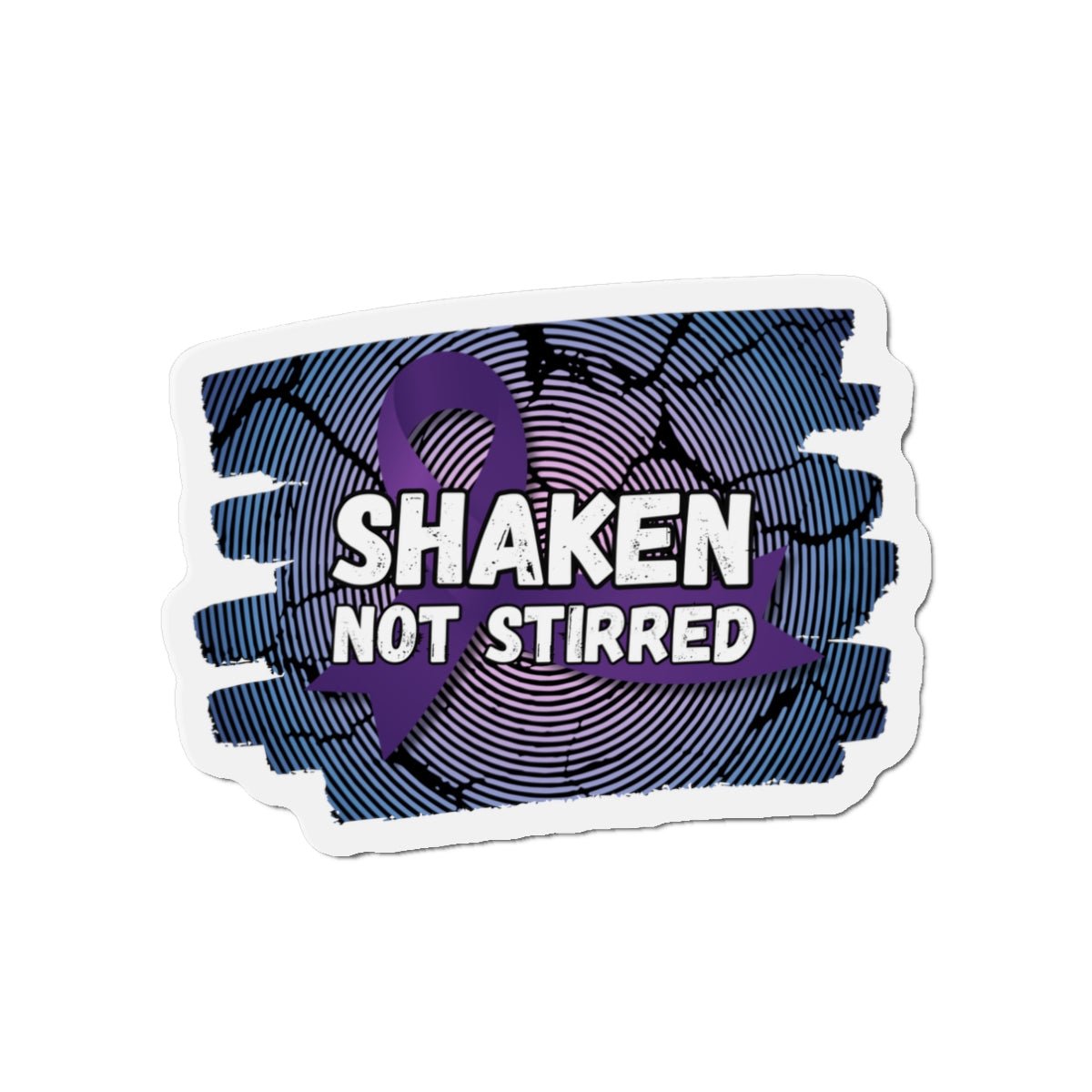 Shaken Epilepsy Awareness Die - Cut Magnets - Home Decor - Epileptic Al’s Shop