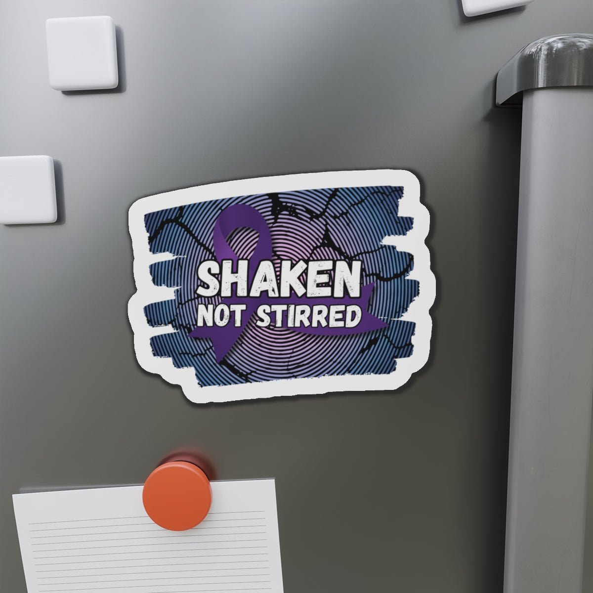 Shaken Epilepsy Awareness Die - Cut Magnets - Home Decor - Epileptic Al’s Shop