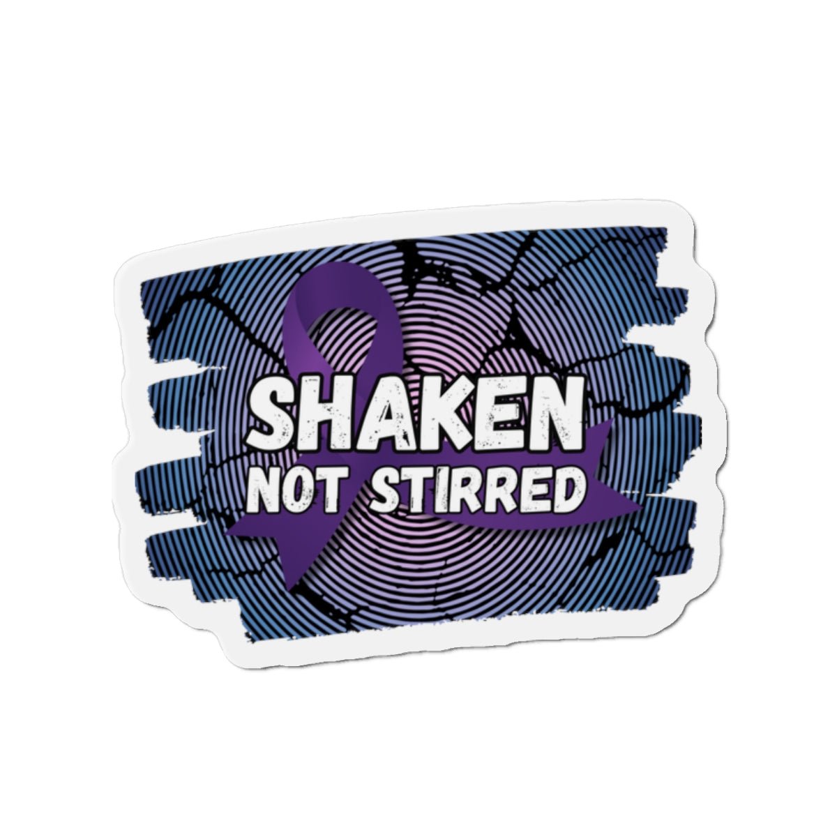 Shaken Epilepsy Awareness Die - Cut Magnets - Home Decor - Epileptic Al’s Shop