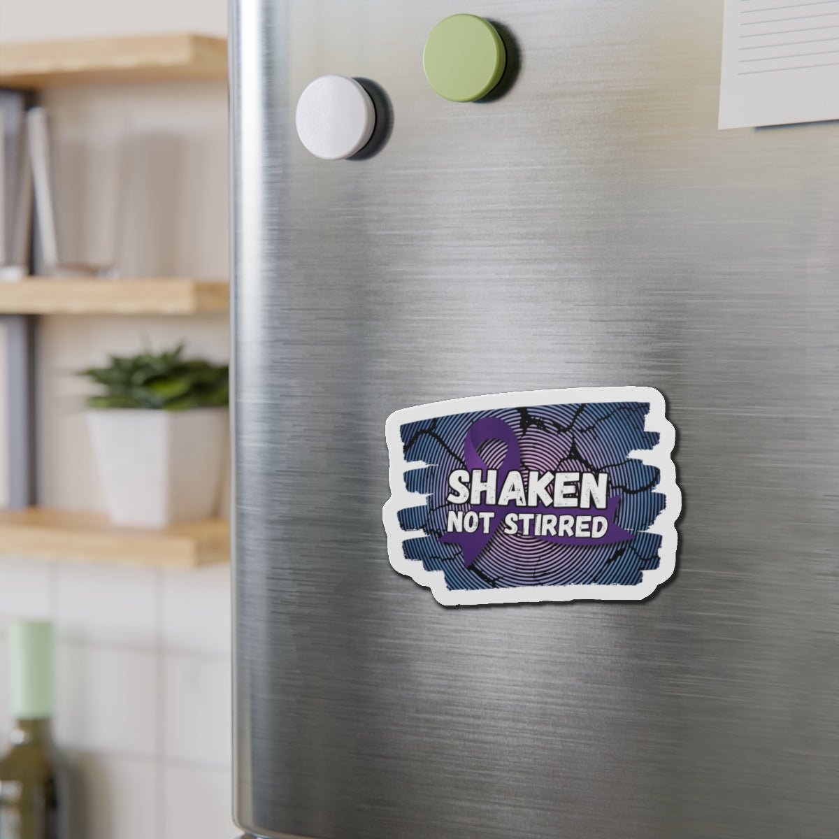 Shaken Epilepsy Awareness Die - Cut Magnets - Home Decor - Epileptic Al’s Shop