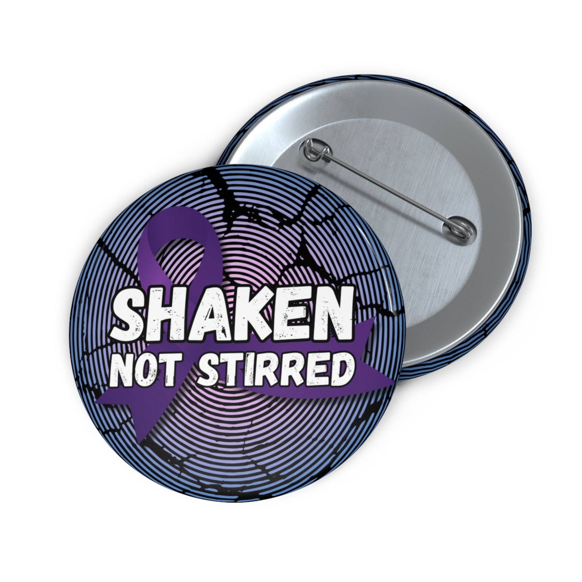 Shaken Epilepsy Awareness Pin Buttons - Accessories - Epileptic Al’s Shop