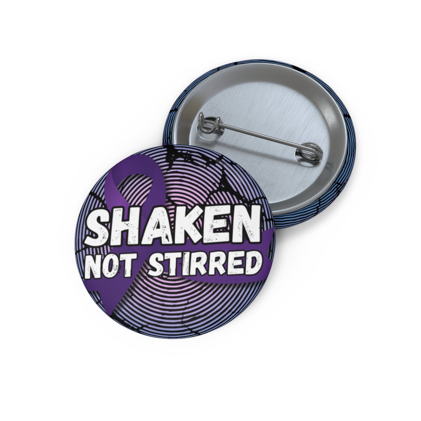 Shaken Epilepsy Awareness Pin Buttons - Accessories - Epileptic Al’s Shop