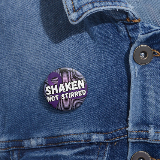 Shaken Epilepsy Awareness Pin Buttons - Accessories - Epileptic Al’s Shop