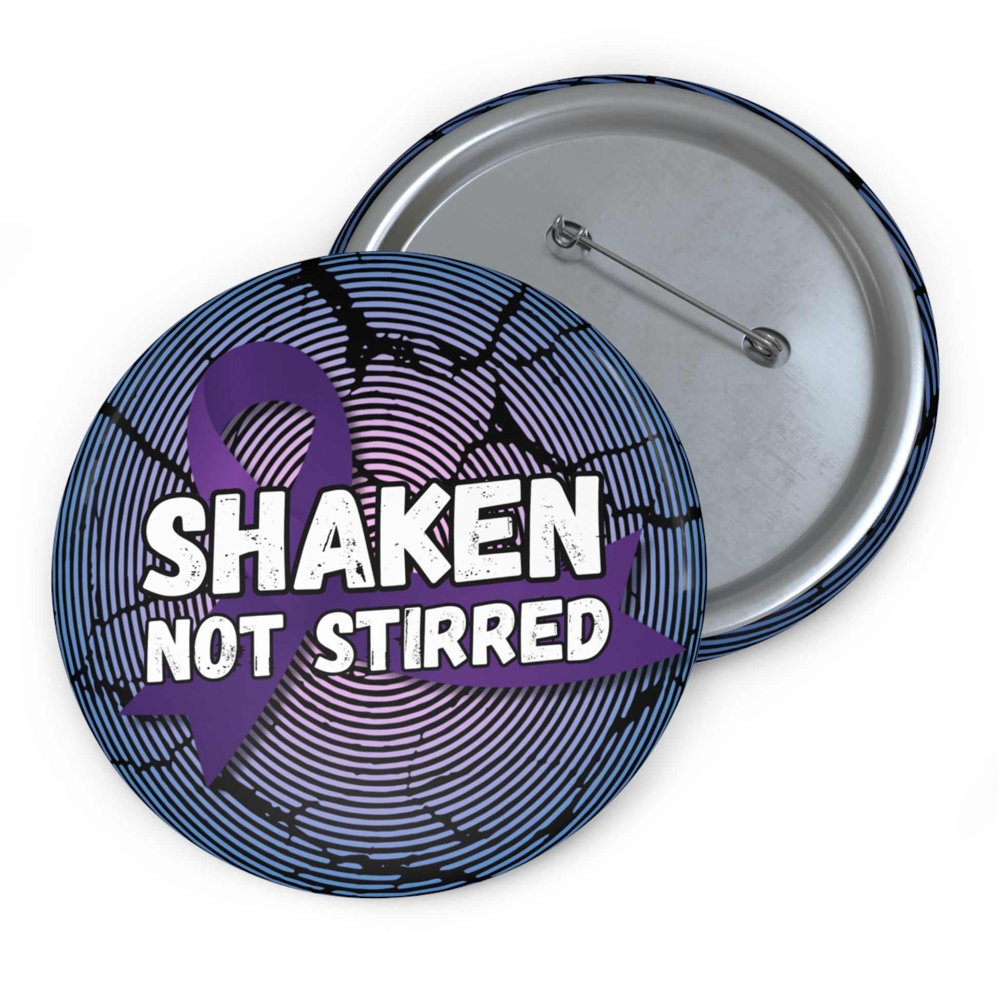 Shaken Epilepsy Awareness Pin Buttons - Accessories - Epileptic Al’s Shop