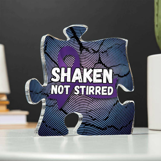 Shaken Not Stirred Plaque - Jewelry - Epileptic Al’s Shop