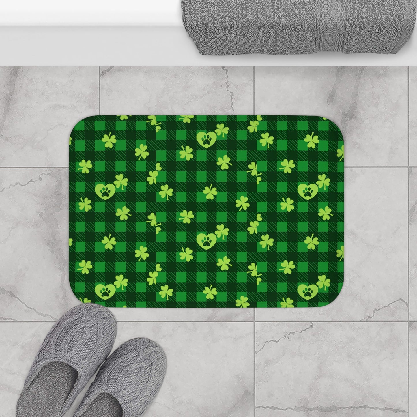 Shamrock Bath Mat - Home Decor - Epileptic Al’s Shop