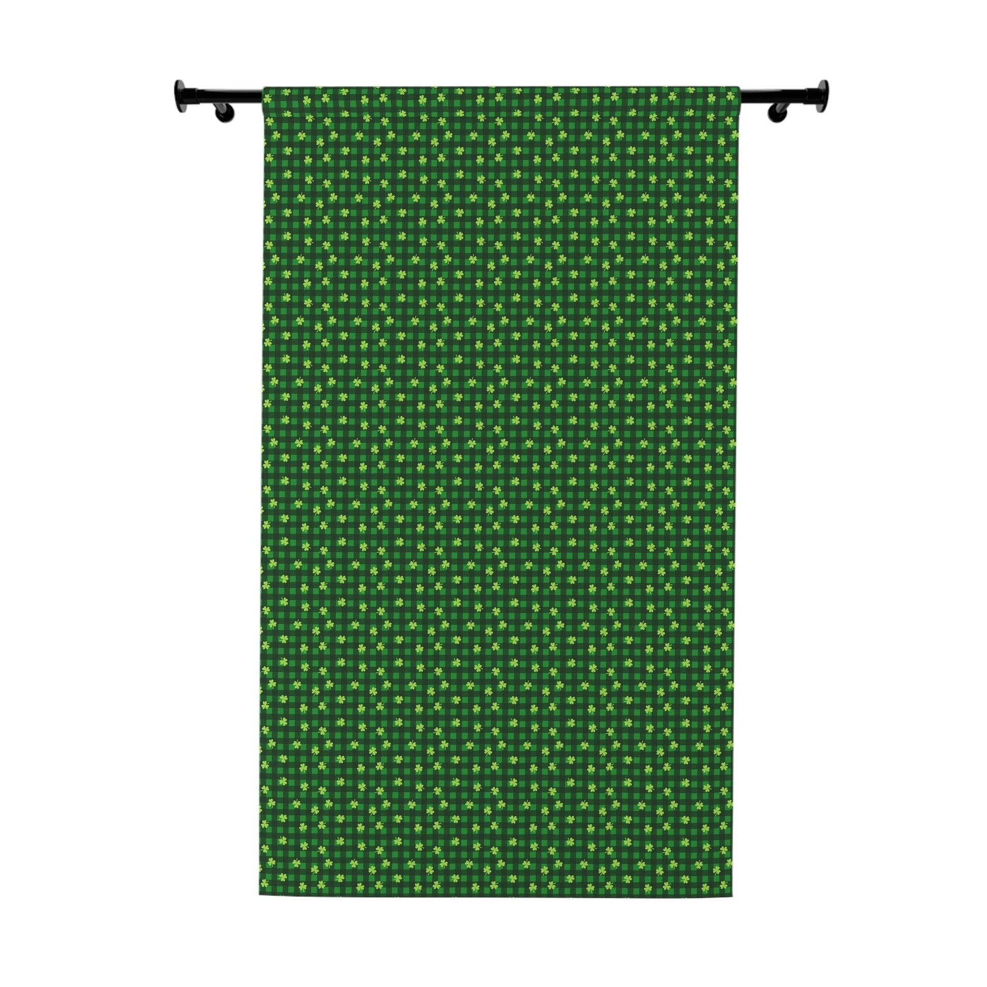 Shamrock Blackout Window Curtains (1 Piece) - Home Decor - Epileptic Al’s Shop