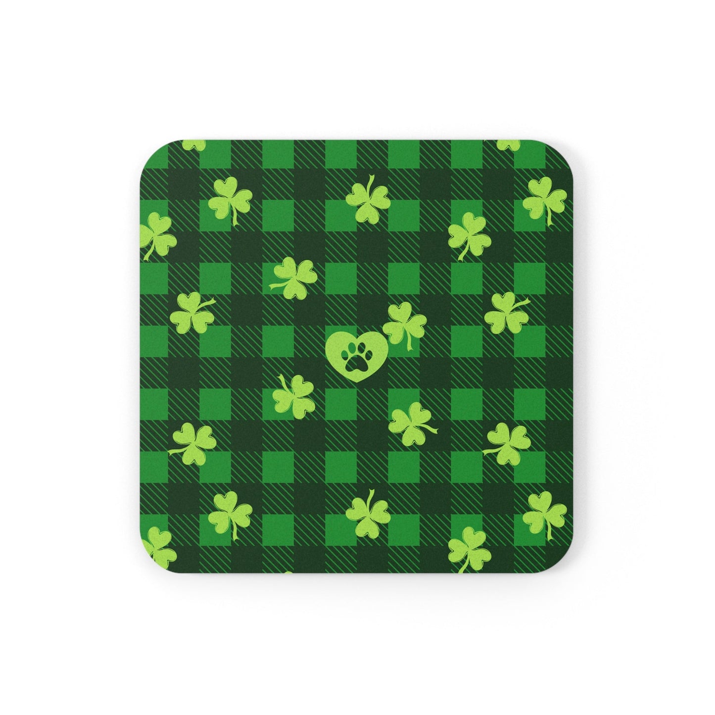 Shamrock Cork Back Coaster - Home Decor - Epileptic Al’s Shop