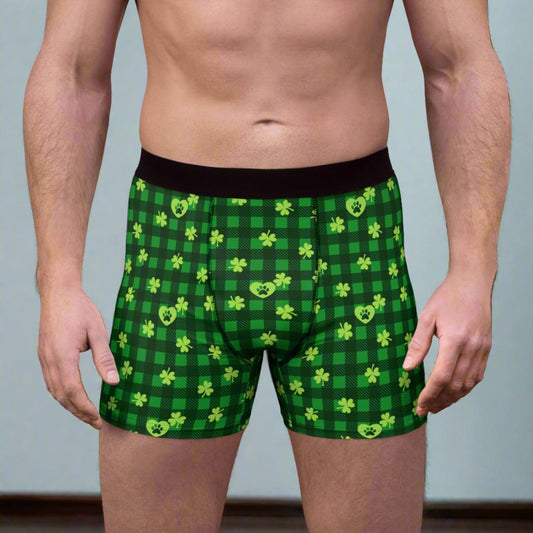 Shamrock Men's Boxer Briefs - All Over Prints - Epileptic Al’s Shop