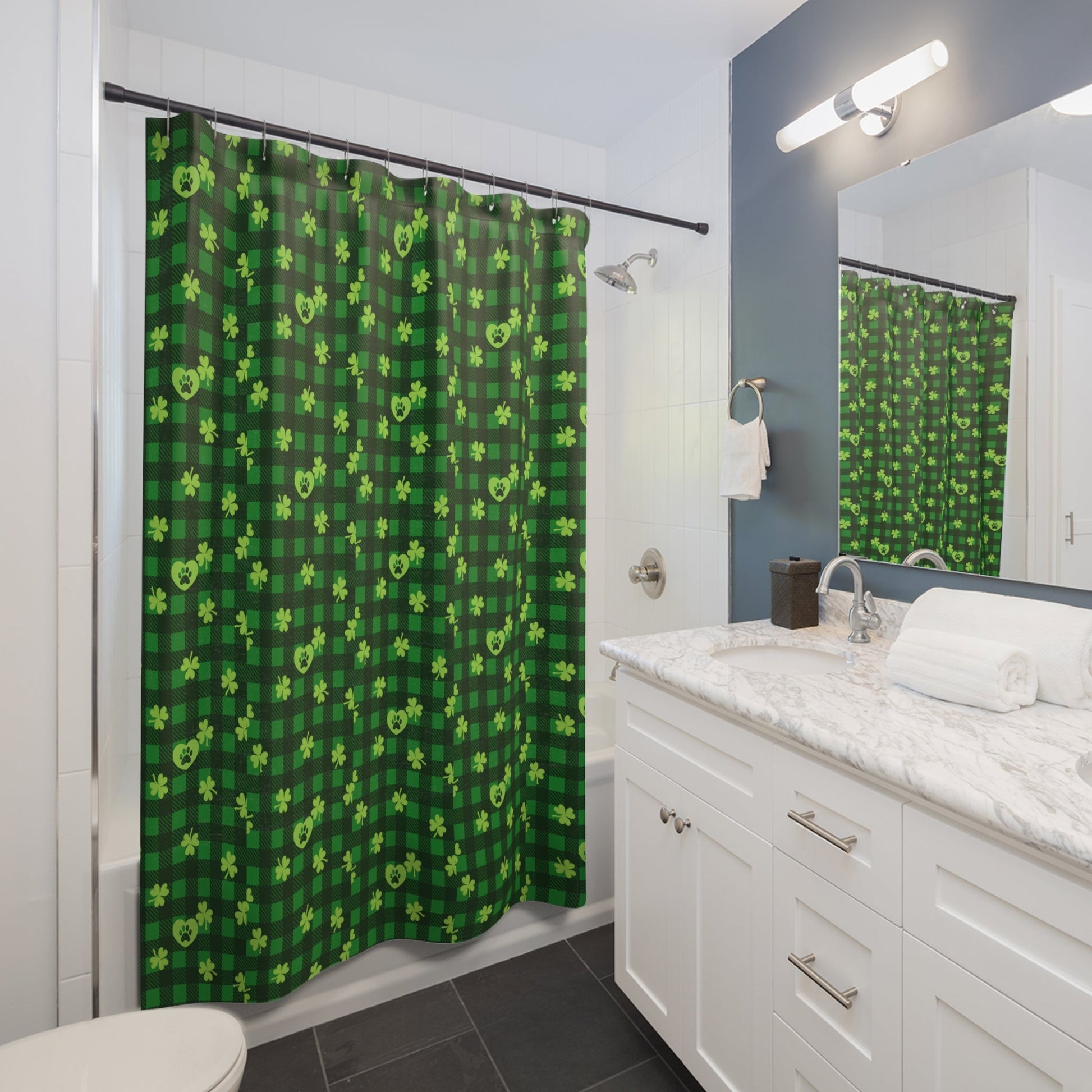 Shamrock Shower Curtains - Home Decor - Epileptic Al’s Shop