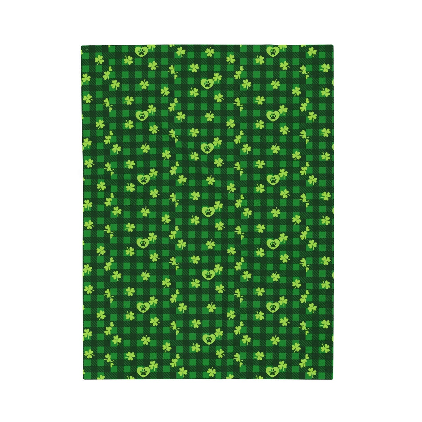 Shamrock Velveteen Plush Blanket - All Over Prints - Epileptic Al’s Shop