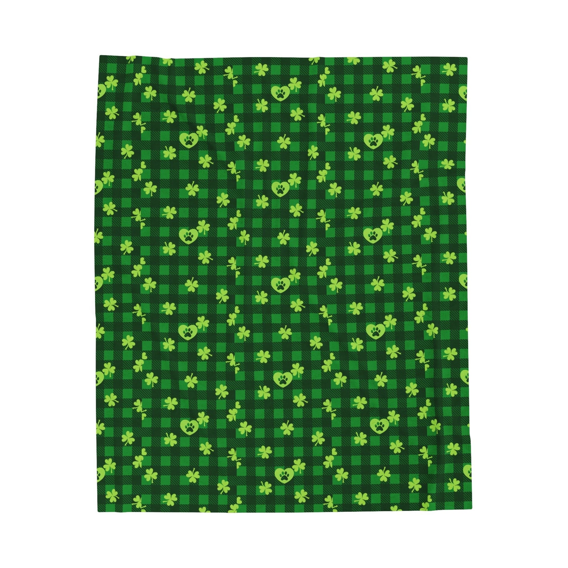 Shamrock Velveteen Plush Blanket - All Over Prints - Epileptic Al’s Shop