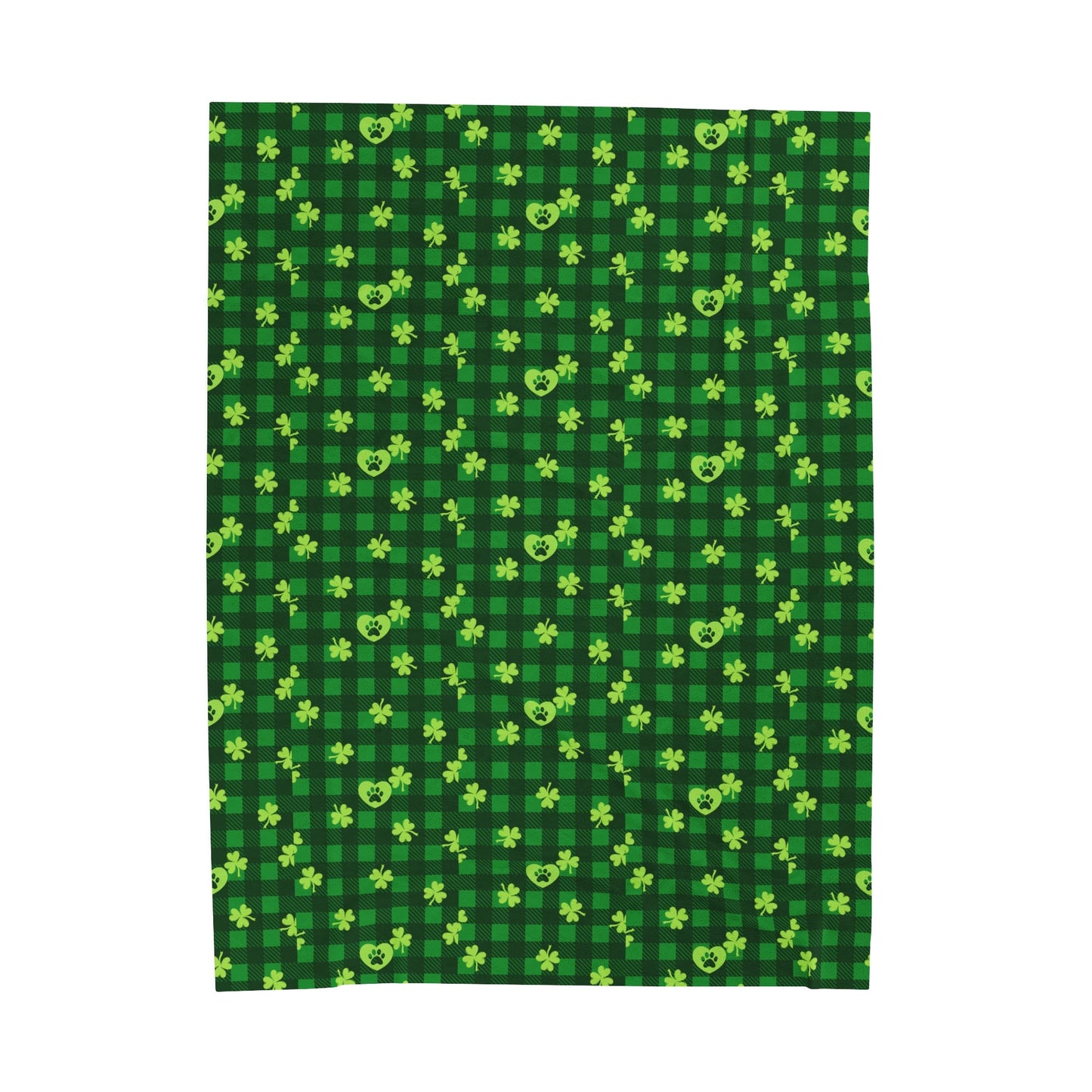 Shamrock Velveteen Plush Blanket - All Over Prints - Epileptic Al’s Shop