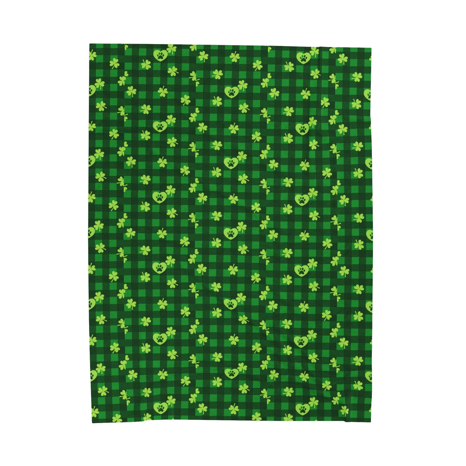 Shamrock Velveteen Plush Blanket - All Over Prints - Epileptic Al’s Shop