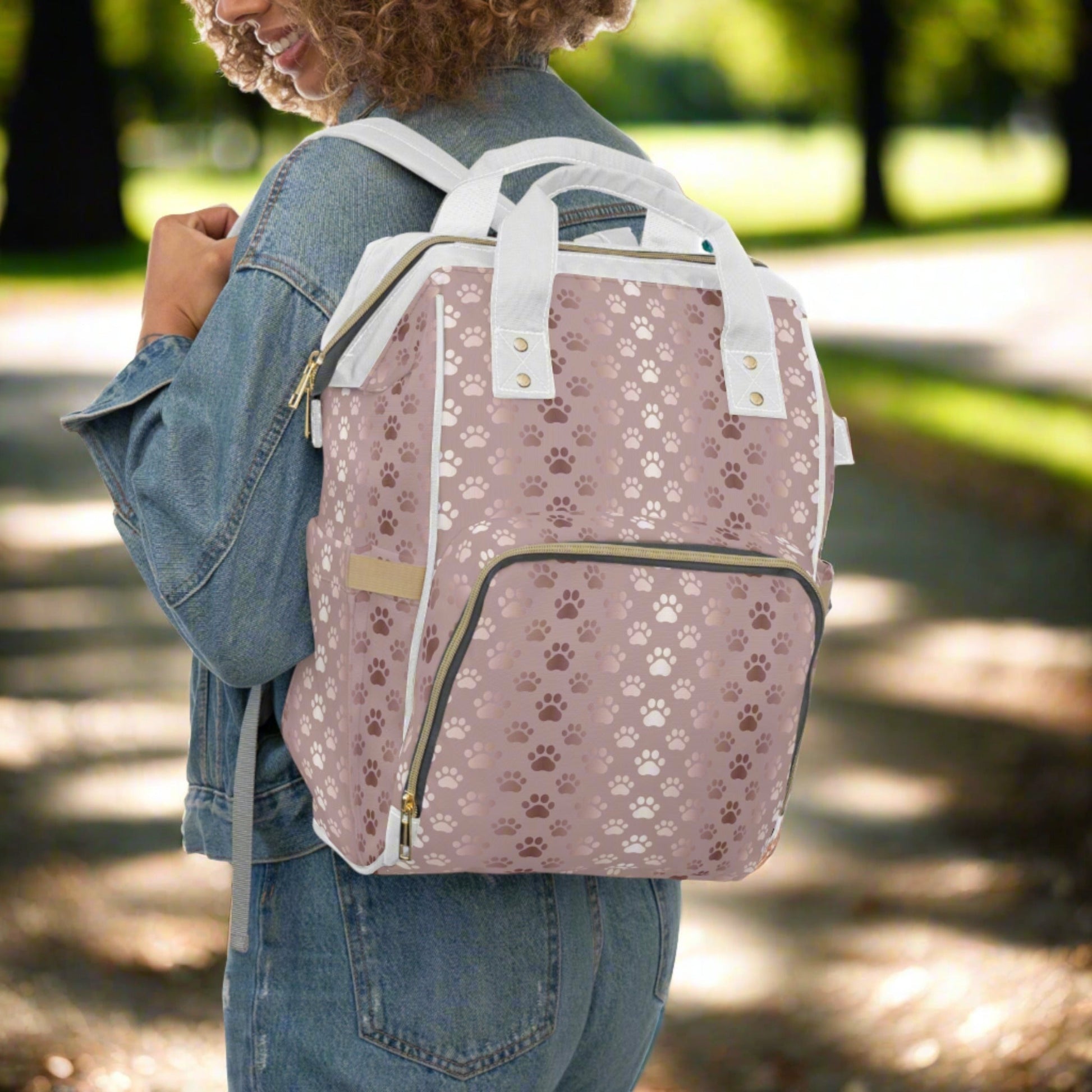 Shimmery Paws Multifunctional Diaper Backpack - Bags - Epileptic Al’s Shop