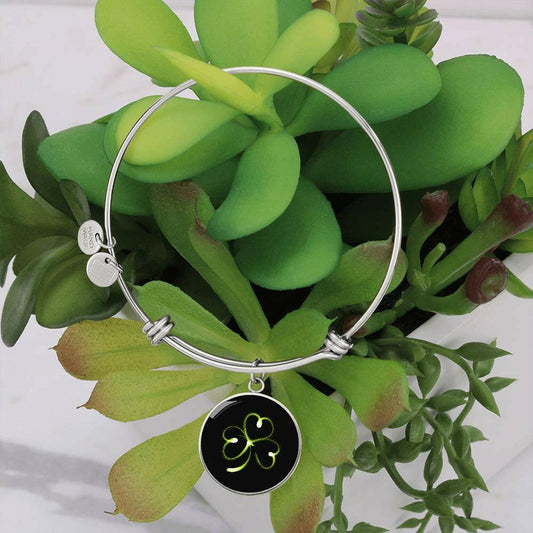 Shiny Shamrock Bracelet - Jewelry - Epileptic Al’s Shop