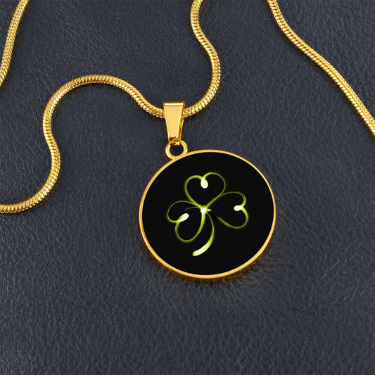 Shiny Shamrock Necklace - Jewelry - Epileptic Al’s Shop