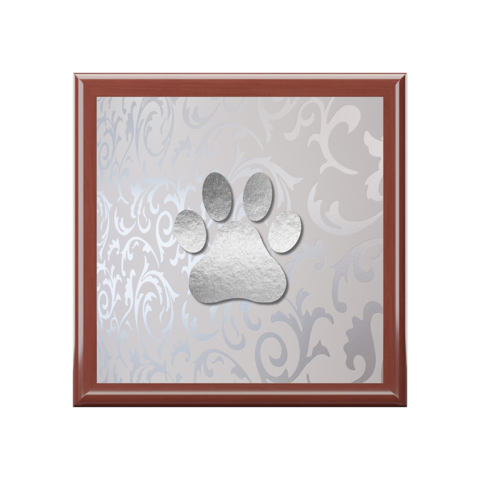 Shiny Silver Paw Jewelry Box - Home Decor - Epileptic Al’s Shop