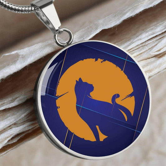 Silhouette Cat Necklace - Jewelry - Epileptic Al’s Shop