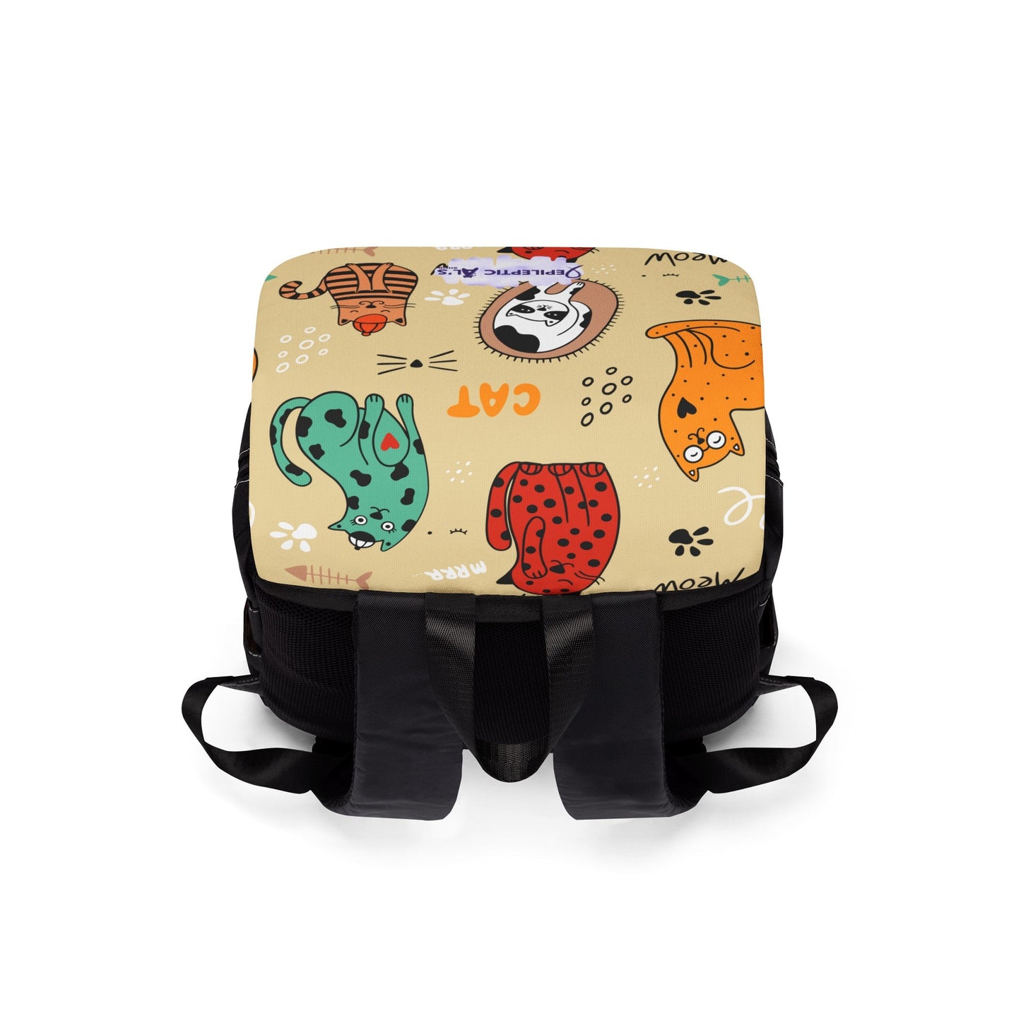 Silly Kitties Unisex Casual Shoulder Backpack - Bags - Epileptic Al’s Shop