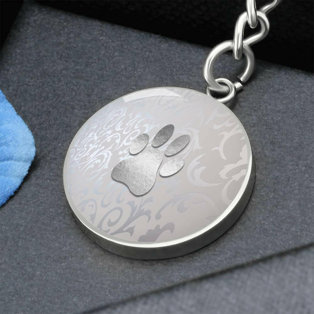 Silver Paw Keychain - Jewelry - Epileptic Al’s Shop