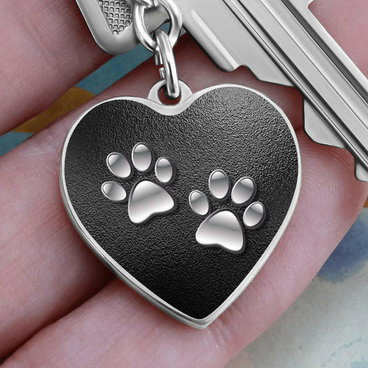 Silver Paws Keychain - Jewelry - Epileptic Al’s Shop