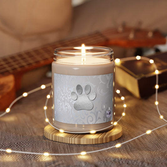 Silvery Paw Scented Soy Candle, 9oz - Home Decor - Epileptic Al’s Shop