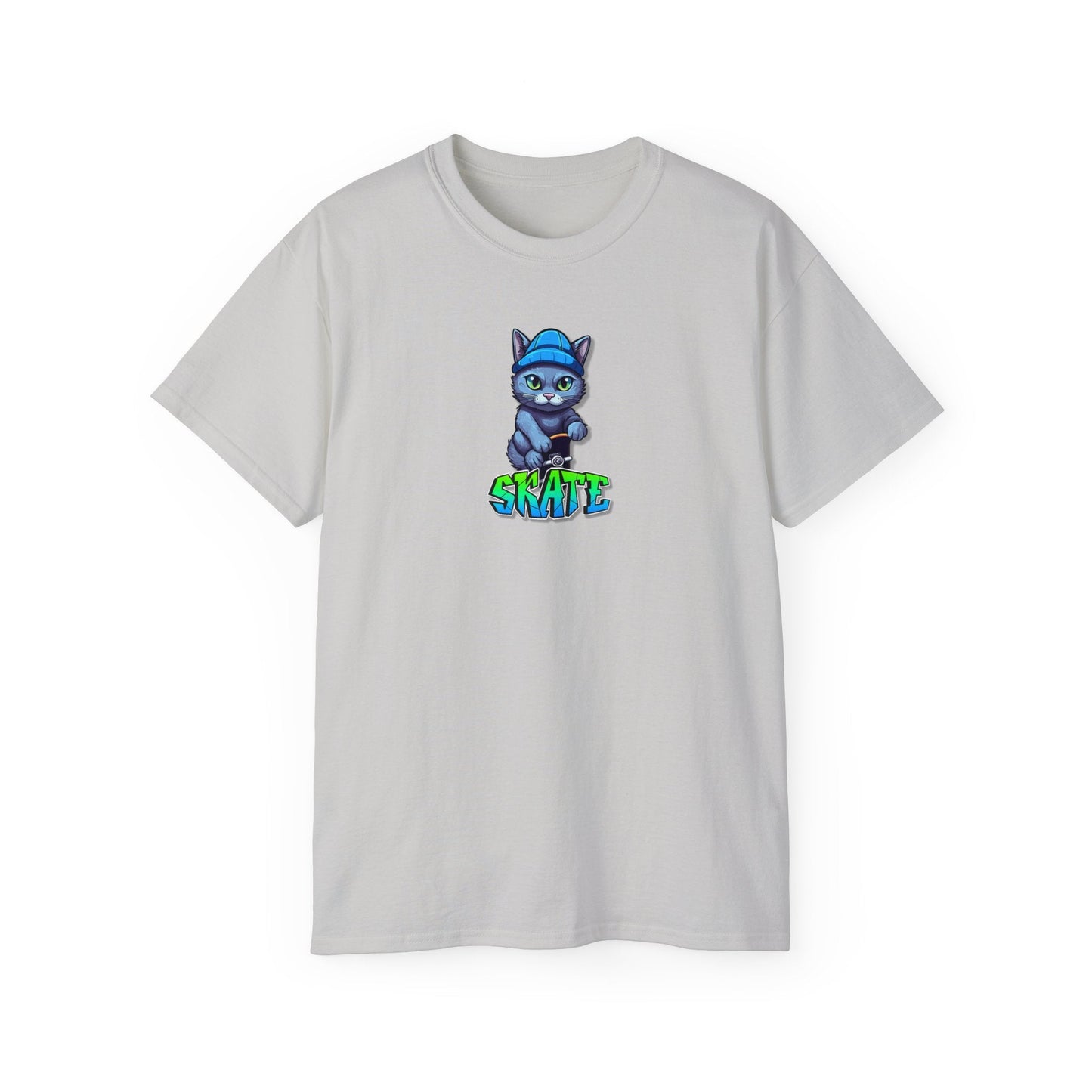 Skate Cat Unisex Ultra Cotton Tee - T - Shirt - Epileptic Al’s Shop