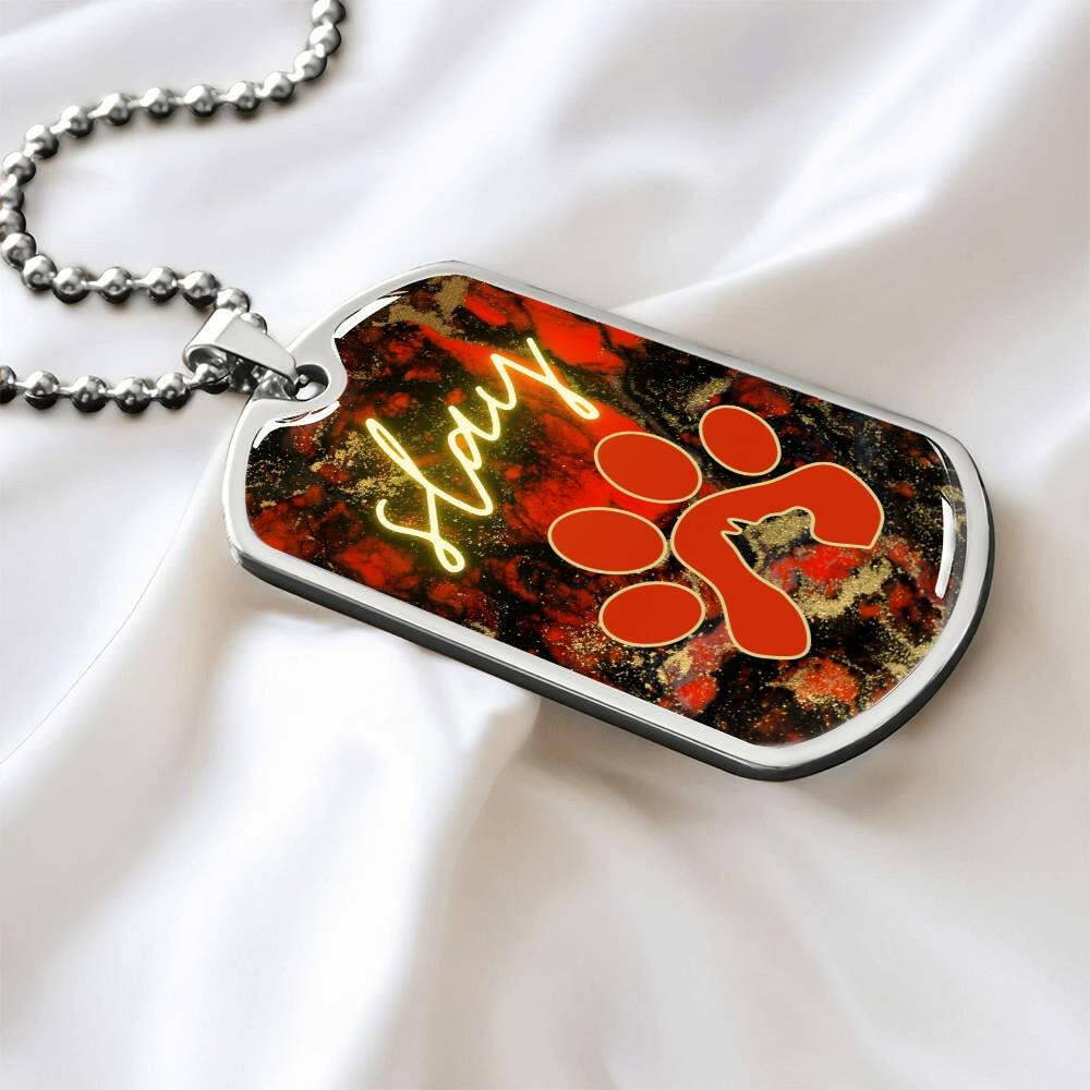 Slay Dog Tag Necklace - Jewelry - Epileptic Al’s Shop