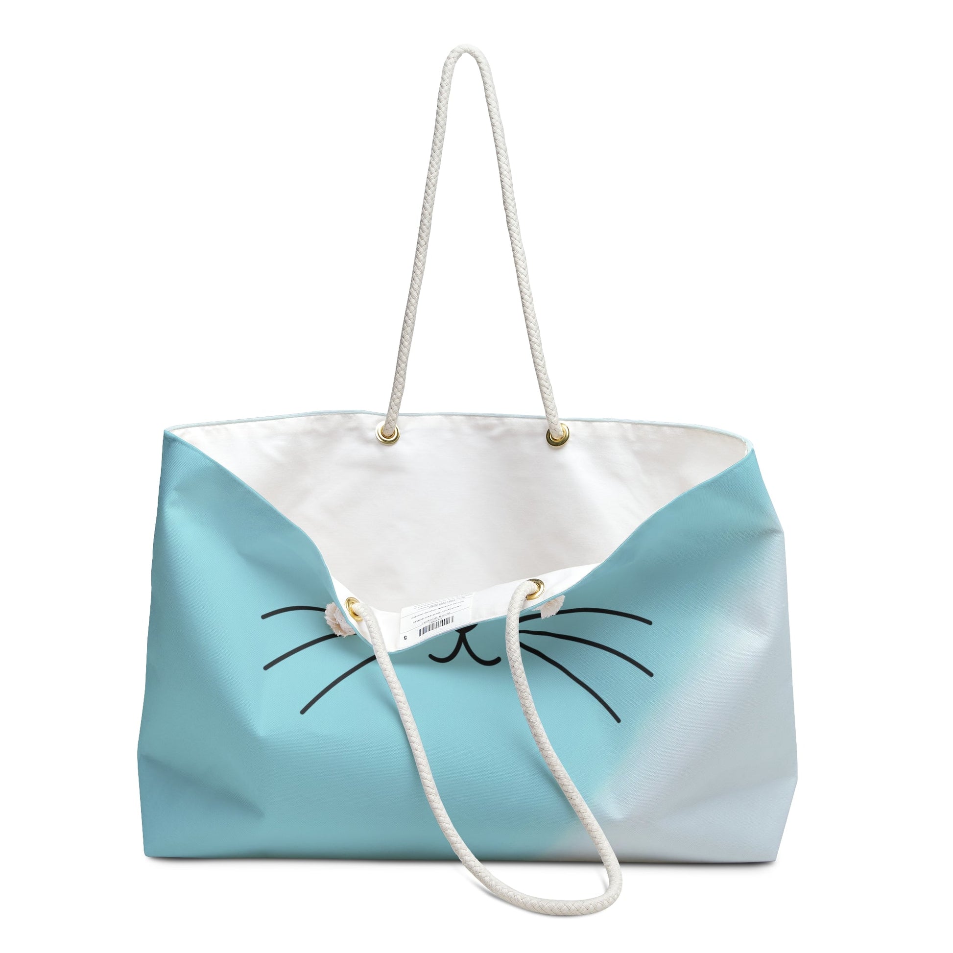 Smiley Cat Weekender Bag - Bags - Epileptic Al’s Shop