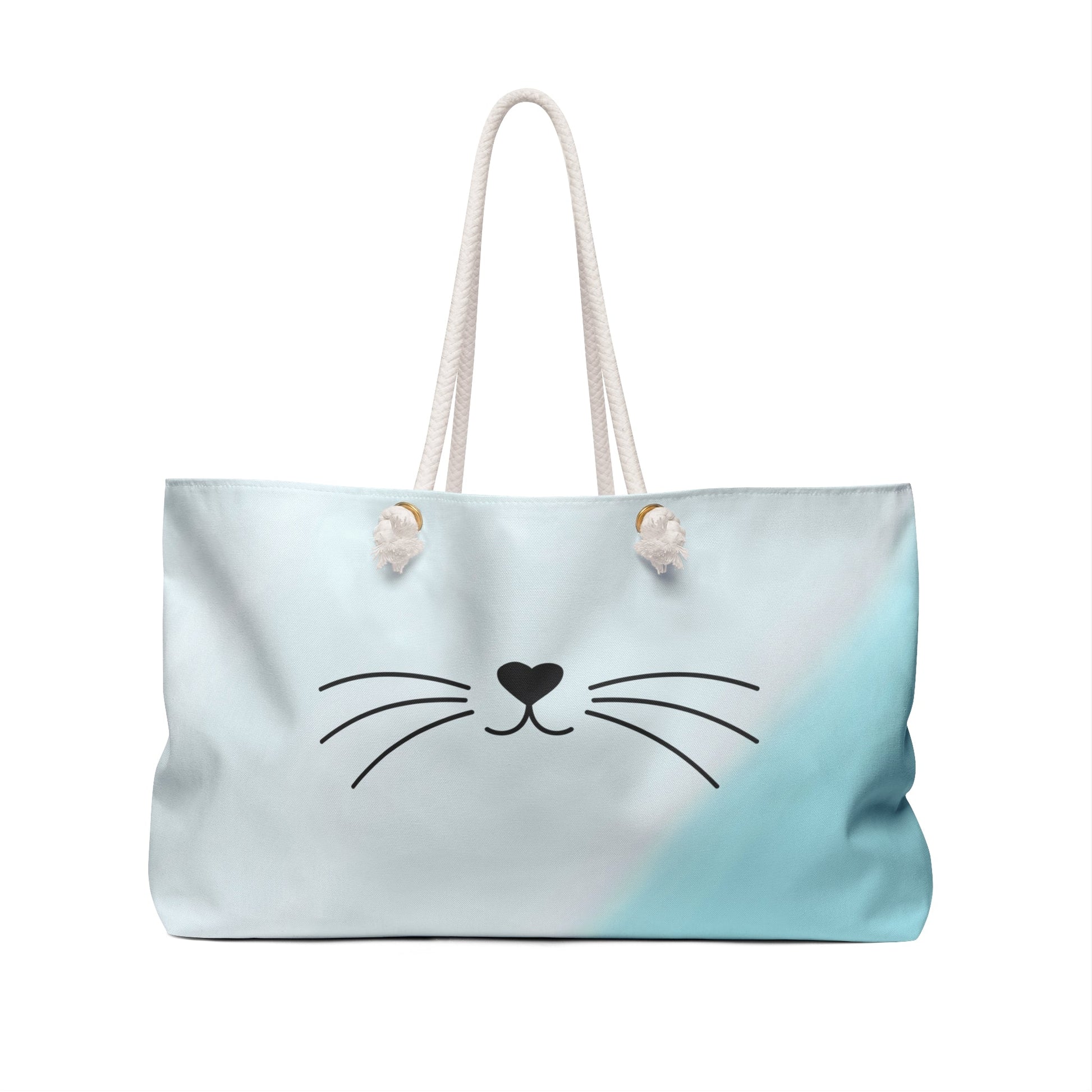 Smiley Cat Weekender Bag - Bags - Epileptic Al’s Shop