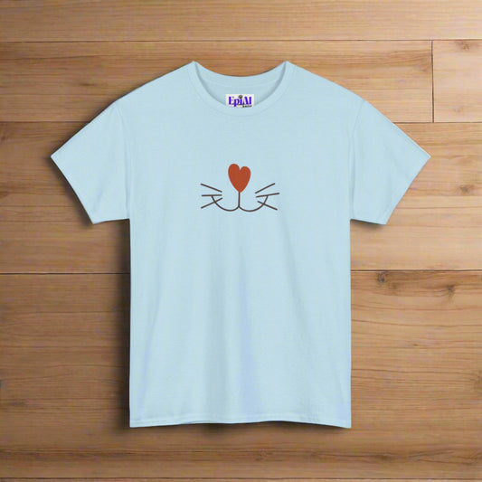 Smily Kitty Unisex Heavy Cotton Tee - T - Shirt - Epileptic Al’s Shop