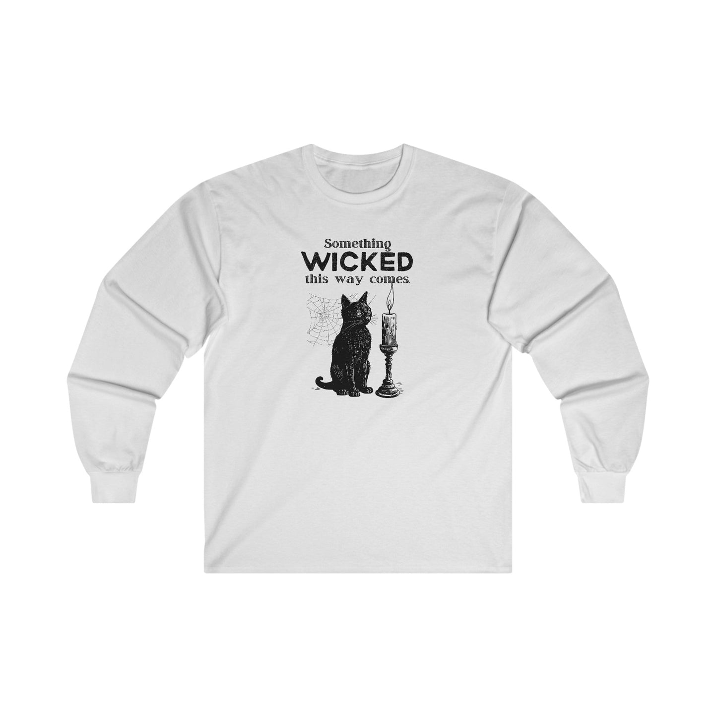 Something Wicked Unisex Ultra Cotton Long Sleeve Tee - Long - sleeve - Epileptic Al’s Shop