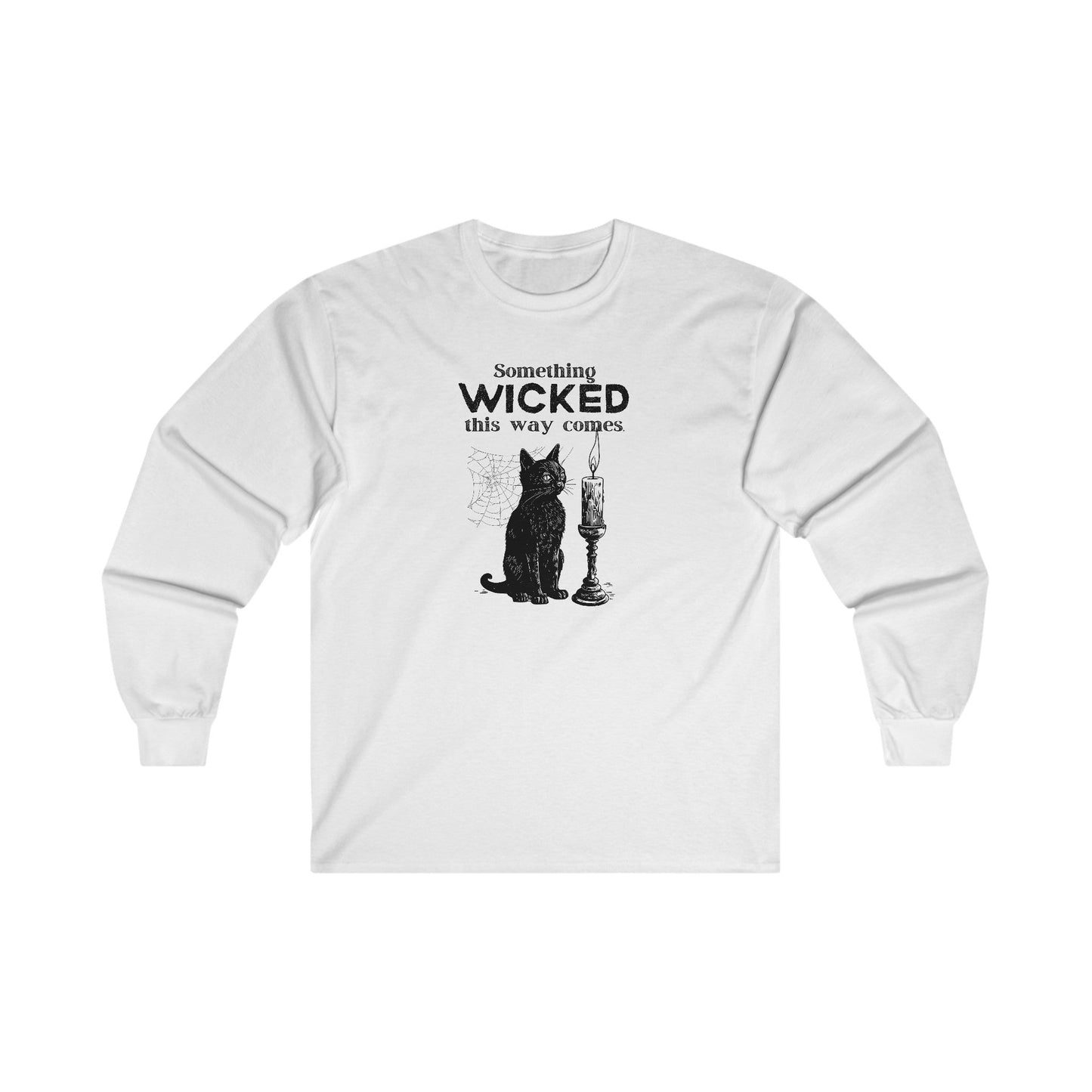 Something Wicked Unisex Ultra Cotton Long Sleeve Tee - Long - sleeve - Epileptic Al’s Shop