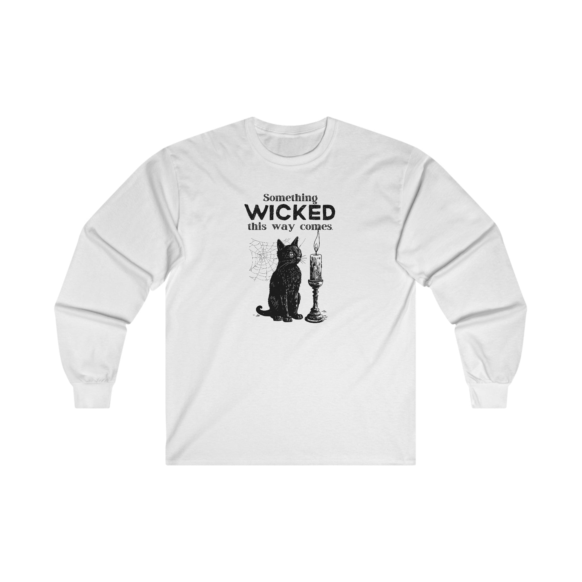 Something Wicked Unisex Ultra Cotton Long Sleeve Tee - Long - sleeve - Epileptic Al’s Shop